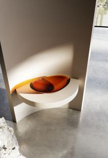 Раковина ABBER Kristall AT2808Opal 60см коричневый